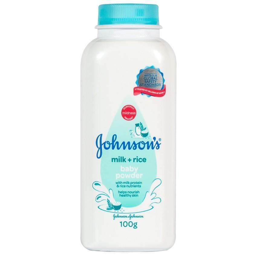 Johnson's Baby Powder - Milk + Rice - 100 G – Sukli - Filipino Grocery  Online USA