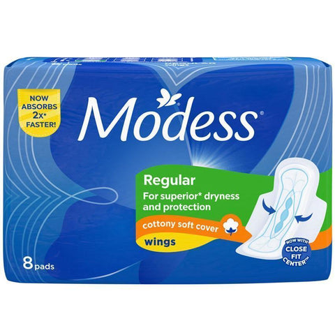 MODESS COTTONY SOFT REGULAR WITH WINGS