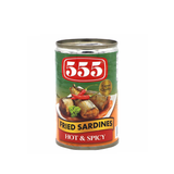 555 SARDINES FRIED HOT AND SPICY 155G