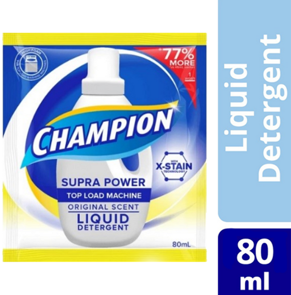 CHAMPION LIQUID DETERGENT TOP LOAD HIGH FOAM