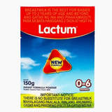 LACTUM 0-6 MONTHS PLAIN 150G