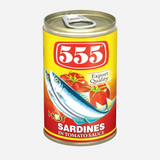 555 SARDINES HOT 155G