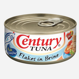 CENTURY TUNA FLAKES BRINE 180G