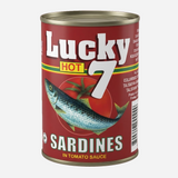 LUCKY 7 SARDINES HOT 155G
