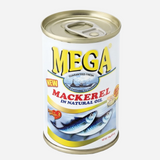 MEGA MACKEREL IN NATURAL OIL 155G