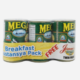 MEGA SARDINES GREEN 155G 3S FREE JIMMS COFFEE 40G
