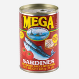 MEGA SARDINES HOT 425G