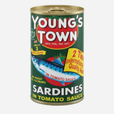 YOUNGS TOWN SARDINES GREEN EASY OPEN 155G