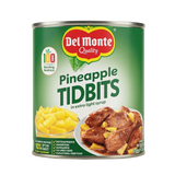 DEL MONTE PINEAPPLE TIDBITS 822G