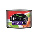 HIGHLANDS LUNCHEON BEEF 165G
