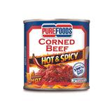 PUREFOODS CORNED BEEF HOT N SPICY 210G