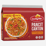 LUCKY ME PANCIT CANTON EXTRA HOT CHILI 80GX6 FAMEALY PACK
