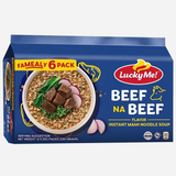 LUCKY ME MAMI BEEF 55GX6 FAMEALY PACK