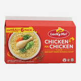LUCKY ME MAMI CHICKEN 55GX6 FAMEALY PACK
