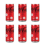 COKE ZERO MINI CAN 180ML 6S