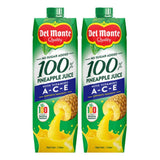 DEL MONTE JUICE PINEAPPLE W ACE 1L TWINPACK
