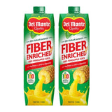 DEL MONTE JUICE PINEAPPLE W FIBER 1L TWINPACK