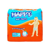 HAPPY DIAPER PANTS EXTRA LARGE 4S