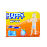 HAPPY DIAPER PANTS LARGE 4S
