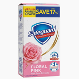 SAFEGUARD SOAP FLORAL PINK 78GX3