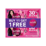 SUNSILK SHMP SMTH&MANAGEABLE PINK 15ML 11+1