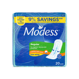MODESS COTTONY SOFT REGULAR NON WINGS 20S