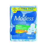 MODESS COTTONY SOFT REGULAR W WINGS 15+1