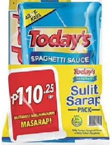 TODAYS SPAGHETTI SUPER TIPID PACK