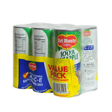 DEL MONTE JUICE PINEAPPLE W ACE 202 220ML 6S VALUE PACK