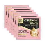 CREAMSILK TRI KERATIN STRAIGHT PINK 14ML X 6