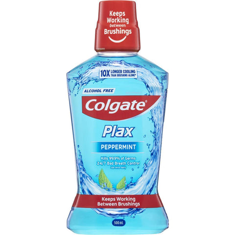 COLGATE PLAX PEPPERMINT LIGHT BLUE