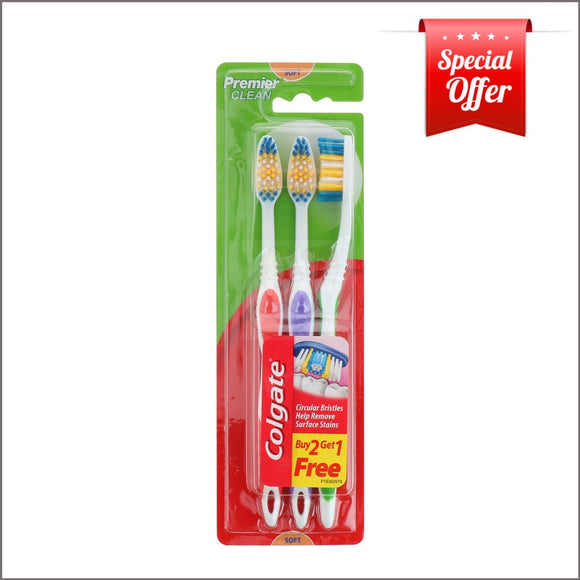 COLGATE TOOTHBRUSH PREMIER CLEAN 2+(1)