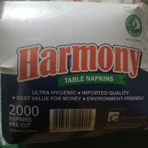 HARMONY T NAPKIN PRE-CUT