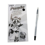 PANDA BALLPEN CRYSTAL (BLACK)