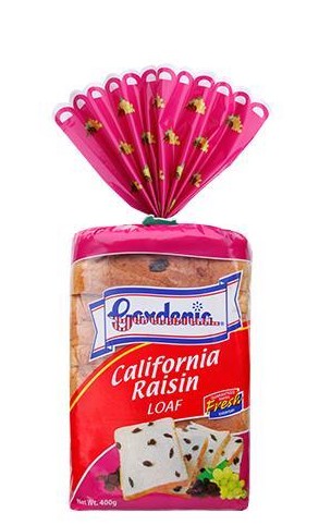 GARDENIA RAISIN LOAF 400G