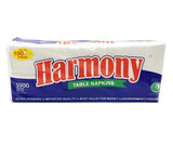 HARMONY T.NAPKIN PRE-CUT (1000S)