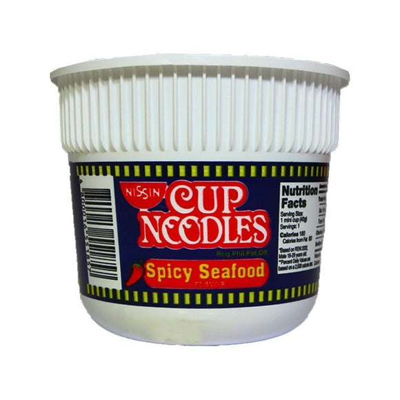 NISSIN MINICUP SPICY SEAFOOD 40G