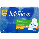 MODESS COTTONY SOFT REG MXI WINGS