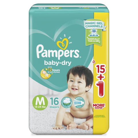 PAMPERS BABY DRY MEDIUM