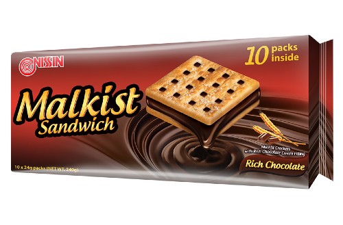 NISSIN MALKIST CHOCOLATE SANDWICH