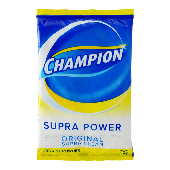 CHAMPION DETERGENT POWDER REG SUPRA CLEAN