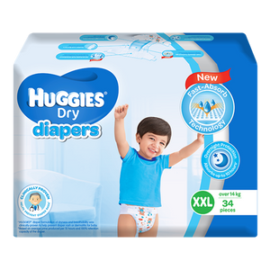 HUGGIES DIAPER DRY (B) XXLARGE