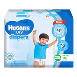 HUGGIES DIAPER DRY (B) XXLARGE