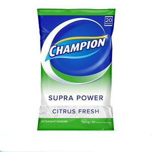 CHAMPION DETERGENT POWDER NATURAL CITRUS FRESH