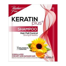 KERATIN PLUS SHAMPOO HAIRFALL CONTROL 22ML