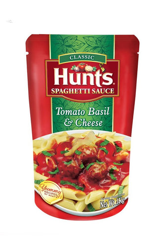 HUNTS SPAGHETTI SAUCE TOMATO BASIL & CHEESE