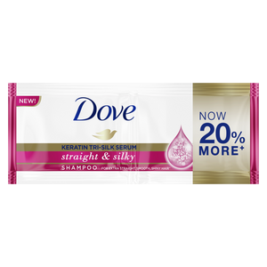 DOVE SHAMPOO STRAIGHT AND SILKY PINK