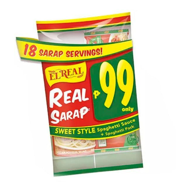 EL REAL PASTA 800G+SWEET STYLE SPAG SAUCE