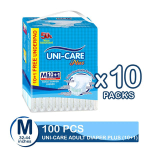 UNI-CARE ADULT DIAPER PLUS M (10+1S)