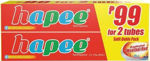 HAPEE TOOTHPASTE EXPLOSIVE MENTHOL RED